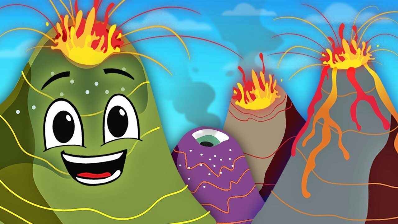 Learn About Different Types Of Volcanoes | Earth Science Song For Kids | KLT